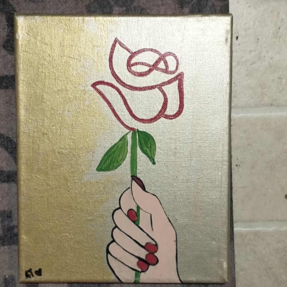 8x10 Handpainted canvas